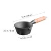 Cabilock Melting Pot Cast Iron Sauce Pan Pre- Seasoned Basting