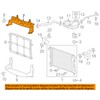 GM Genuine 95961448 Radiator Air Baffle, Upper