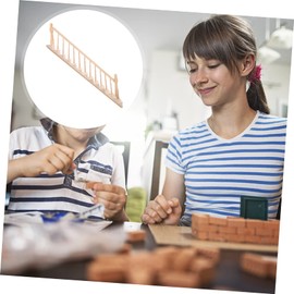 Toyvian 1 Set Doll House Stair Railing Miniature Kit Mini Accessories Wooden Playpen Miniature Funiture Model Miniature Dollhouse Supplies Furniture and Accessories Mini House Accessory