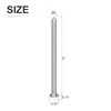 DTGN #8x3" White Screws 10Pack - 304 Stainless Steel Pan