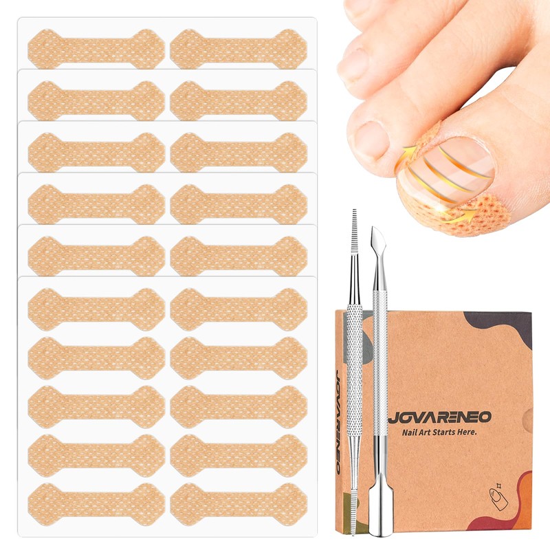 Tiras para uñas encarnadas, 60 unidades. Parche corrector de uñas