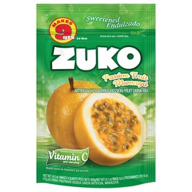 Zuko Passion Fruit Instant Powder Drink Family Pack, 14.1 oz, Pack of 6
