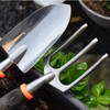 Gardi Black & Orange Hand Trowel for Weeding, Moving, Planting