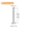 QUARKZMAN 50pcs Half Hollow Rivets 2.5mm x 16mm Aluminum Flat
