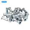 Awclub 1/4-20 Multi-Grip Rivet Nuts, 24pcs Pre-Bulbed Shank Flat Head