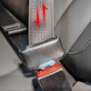 SUNBREATH Car Seat Belt Buckle Cover Leather Seatbelt Clip Protector