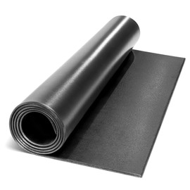 MARCY Marcy Fitness Equipment Mat and Floor Protector for Treadmills, Exercise Bikes, and Accessories Mat-366 (78" x 36" x 0.25" Thickness) , Black