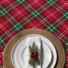 uwdfnwuif Christmas Tablecloth Winter Holiday Table Cloth Washable Christmas Plaid