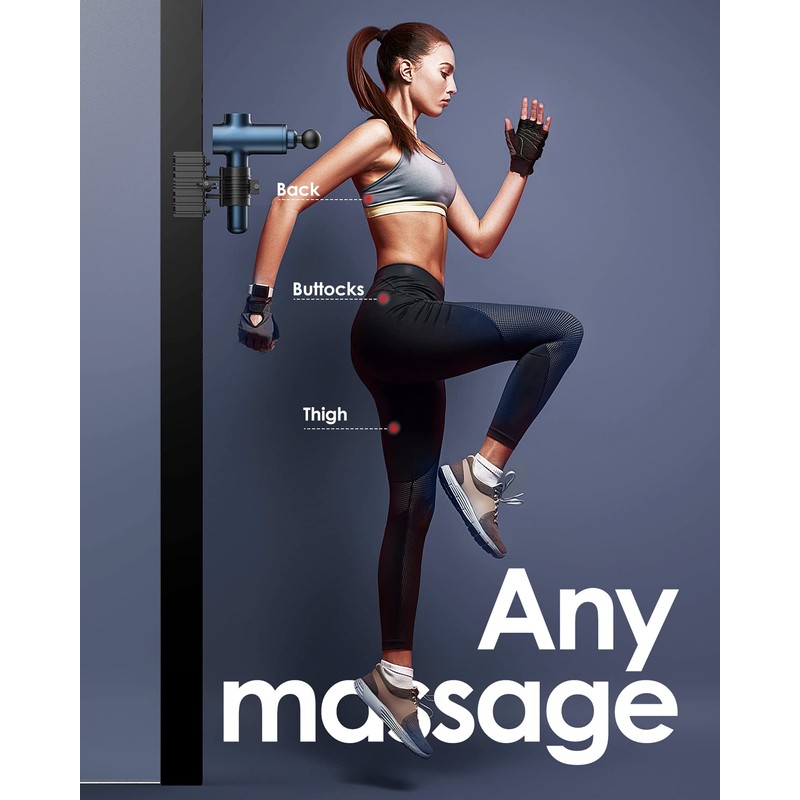 JOJOSEE Massage Gun Holder for Back, Hands Free Percussion Muscle
