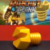 JACK Ratchet and Clank Gold bolt 3D Printed in PLA