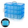 Daletu Sorting Boxes for Small Parts with Lid, Plastic Storage