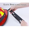 2 Pack Firefighter Helmet Straps, Thickened Rubber Firefighter Helmet Band