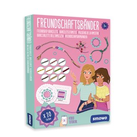 Smowo® Friendship Bracelets Craft Set to Make Yourself - Friendship Bracelets Craft for Girls - Includes Bracelet Instructions and Video Instructions (English language not guaranteed)