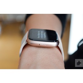 Tobfit Sport Bands Compatible with Fitbit Versa, Soft TPU Wristbands Accessories for Women & Men, White, Small