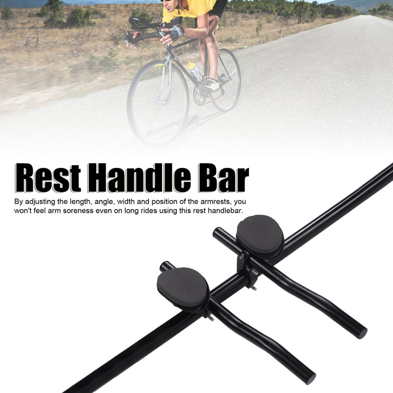Bike Split Rest Handlebar Aluminum Alloy Bike Armrest TT Relax