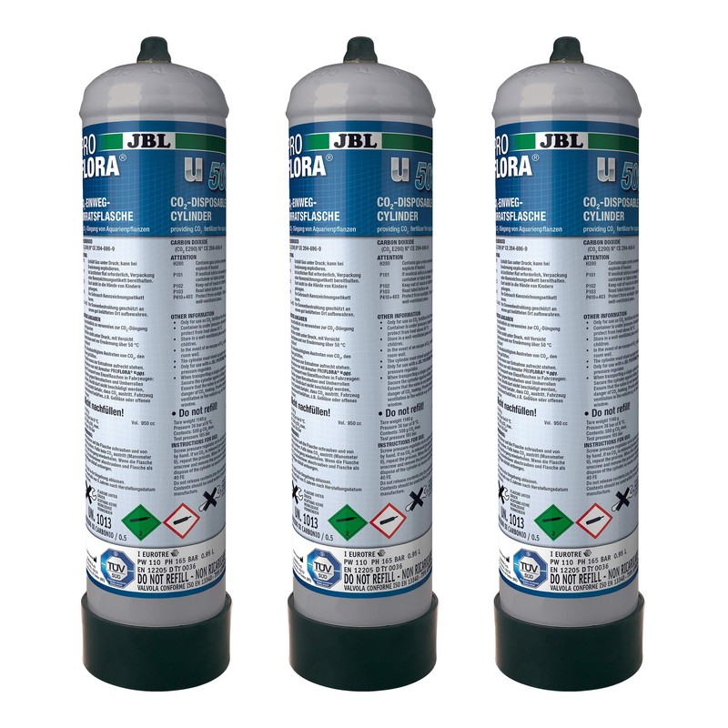 JBL ProFlora u500 2 (CO2 Vorratsflasche) 3 Stück