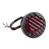 KIMISS Tail Brake Light,Black Round Motorcycle Rear Brake Tail Lights