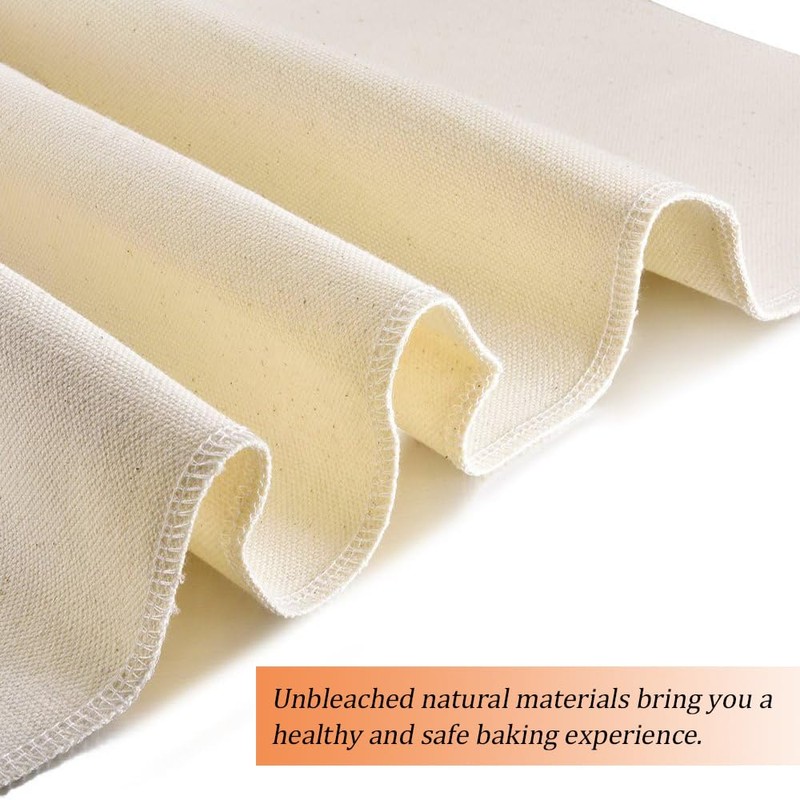 LSRVNM Pack of 2 Linen Cloth Bread Baking, Baker's Linen