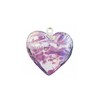 February Birthstone Glass Heart - Amethyst