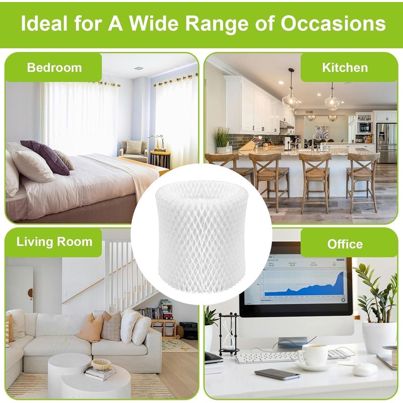 EVERSHOW 6 Pack Humidifier Filter Replacement Compatible with Canopy Bedside