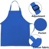 CRJHNS Kids Apron and Chef Hat Set, Adjustable Cotton Child