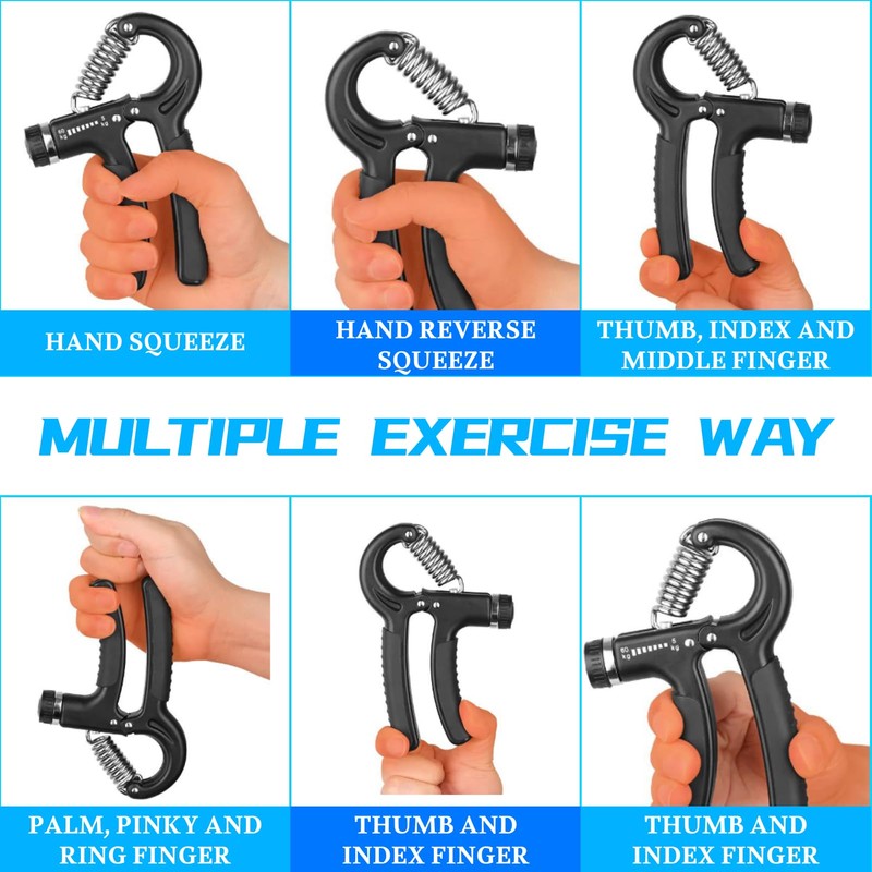 Adjustable Grip Strength Trainer, Hand Grip Strength Trainer, Resistance Range