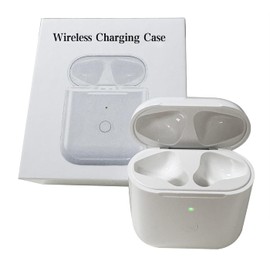Wireless Charging Case Compatible with Air Pods 1st and 2nd Gen,Replacement for Airpod 1 and 2 Charging pod case with Bluetooth Pairing Sync Function Button (No Earbuds)