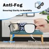 Selwatty 110 Anti-Fog Lens Wipe for Glasses/Screens, Wet, Quick Dry,