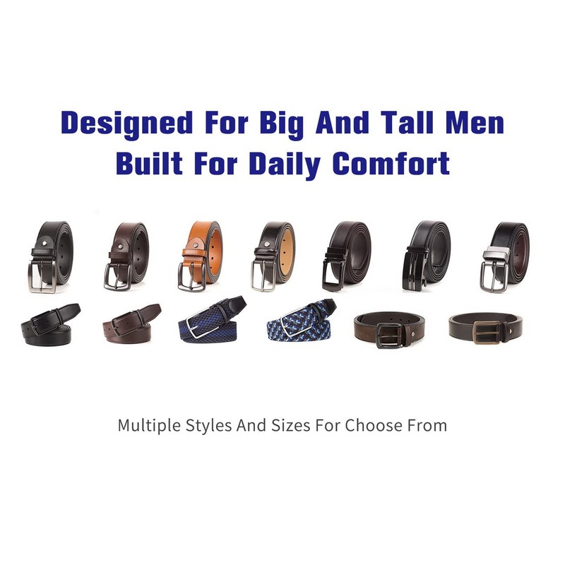LABMGW Cinturón para hombre grande y alto, tamaño regular de