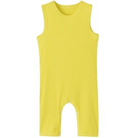 Enfants Chéris Ribbed Romper Toddler Boy Girl Bodysuit 24 Months Yellow