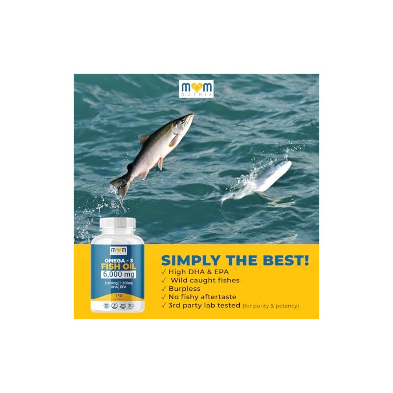 Mom Nutrix Aceite de Pescado Omega 3 con M?ximo Epa