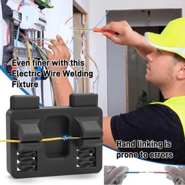 Electric Wire Welding Fixture,Wire Holder for Soldering,Welding Wire Stand Soldering Fixture,Welding Soldering Holder,Soldering Cla/mp Repair Tool,Welding Electrode Holder,Wire Cla/mp Tool for Welding
