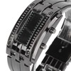 LED Watch Unique Binary Time Mode Display Convex Arc Structure