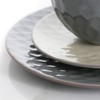Elama Round Tahitian Stoneware Pearl Collection Dinnerware Dish Set, 16