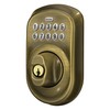 Schlage BE365 V PLY 609 Plymouth Keypad Deadbolt, Electronic Keyless