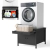 LUCKUP Laundry Pedestal for Washer & Dryer, Heavy Duty Platform