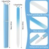 Pack of 3 Professional Nail Files, Glass Nail Files, Fingernail
