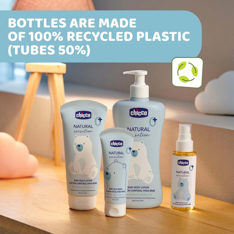 Chicco Crema para cuerpo de bebé 150 ml Natural Sensations