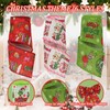 Christmas Ribbon Wired Edge Christmas Tree Ribbon Xmas Funny Cartoon