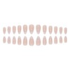 CEWEWP 24Pcs French tip Press on Nails White Pearl Fake