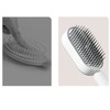 Cushion Hair Brush Self Cleaning Scalp Massage Rounded Comb Teeth