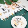 Key Ring Carabiner 60 Pieces Rotating Key Rings Key Ring