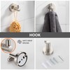 BGL Bathroom Accessory Set Brushed Nickel 4-Pieces Bathroom Towel Rack