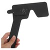 Supvox Handheld Eye Occluder Abs Black About 20X17X2cm