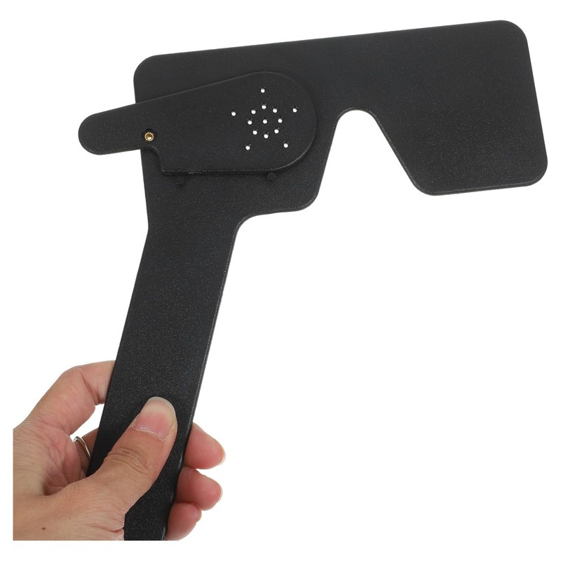 Supvox Handheld Eye Occluder Abs Black About 20X17X2cm