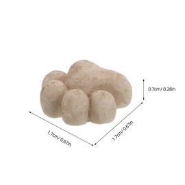 20pcs Resin Cat Paw Stepping Stones Garden Decor Outdoor Miniature Fairy Garden Resin Footprint Ornaments for Planter Pots Balcony Desktop Accessories
