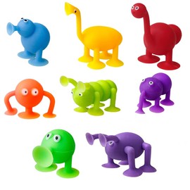 Suction Cup Toy, Can be Used on Walls, Block, Bath, Educational Toy, Animal Motif, Assembly, DIY, Squigs, Boys, Girls, Can be Used on Walls, Boys, Girls, Birthday Gift