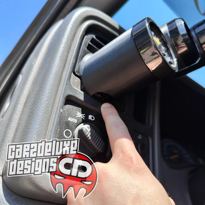 CARZDELUXE Single gauge pod for 1999-2007 Chevy Silverado for GMC