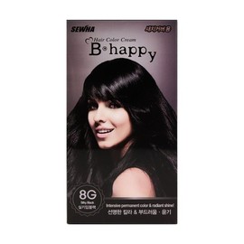 비해피 컬러크림 8G 실키 딥 블랙 Happy Color Cream 8G Silky Deep Black