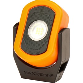 MAXXEON MXN00813 - WorkStar 813 Cyclops Rechargeable Work Light, IP64, 6' Drop Test, HiViz Orange